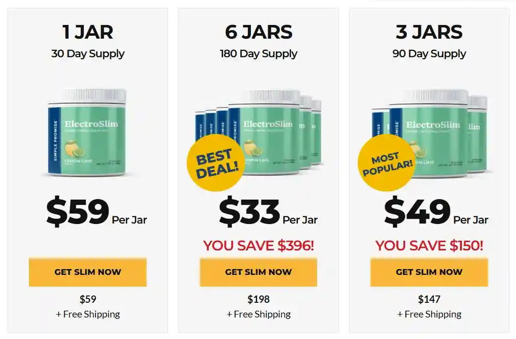 ElectroSlim Price Packages